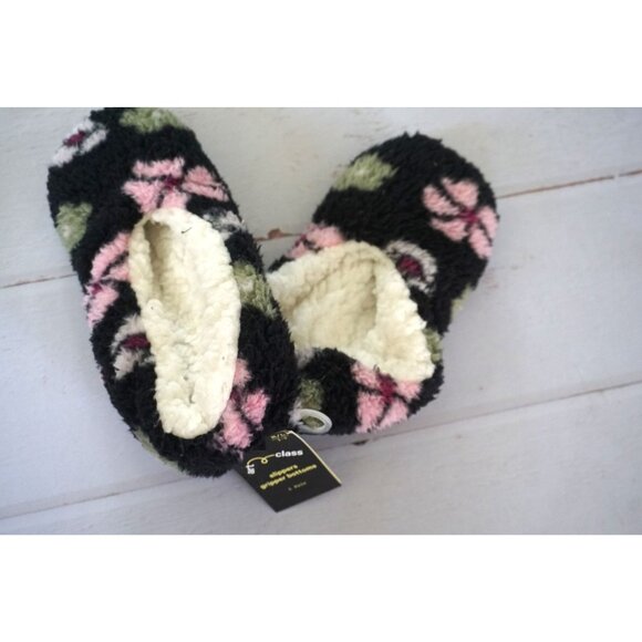 Art Class Girls' 'Floral' Slipper Socks - Size M/L (3-5), NWT - Picture 2 of 5